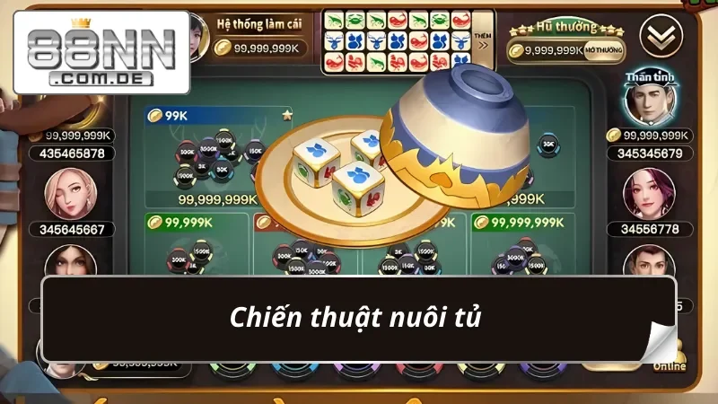 Bầu Cua 88NN: Trải Nghiệm Game Hấp Dẫn Với Cơ Hội Thắng Cao 6 Sử dụng chiến thuật nuôi tụ để giành chiến thắng trong Bầu Cua