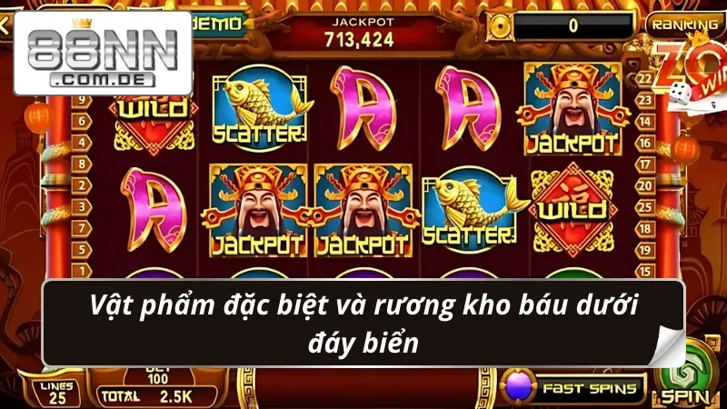 Nổ Hũ Thuỷ Cung 88NN - Đại Dương Giải Trí, Jackpot Khủng 3 Nổ Hũ Thuỷ Cung chiêu đãi người chơi bằng nhiều vật phẩm lớn